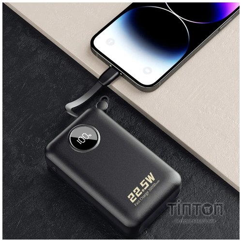 Універсальна мобільна батарея Dudao K14+ 20000mAh 22.5W Black (6977196680016)
