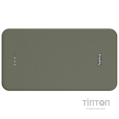 Універсальна мобільна батарея Hama 20000mAh 15W Green (00201716)