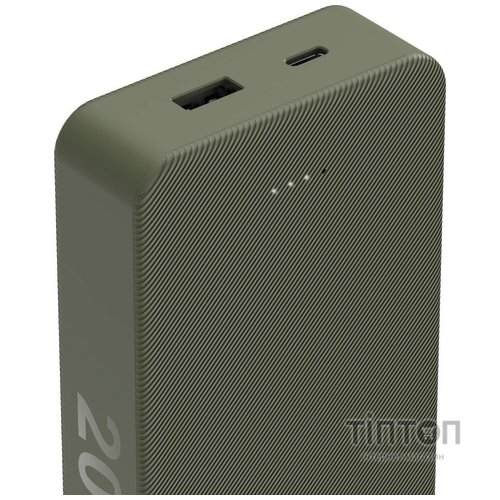 Універсальна мобільна батарея Hama 20000mAh 15W Green (00201716)