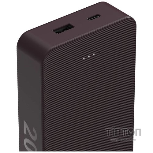 Універсальна мобільна батарея Hama 20000mAh 15W Plum (00201715)