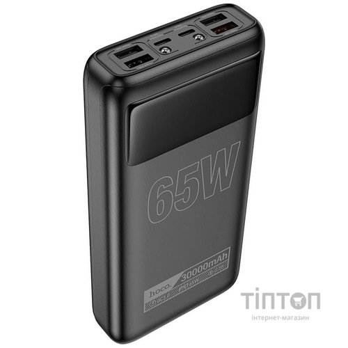 Універсальна мобільна батарея Hoco DB81 Apollo 65W 30000mAh Black (6942007637749)