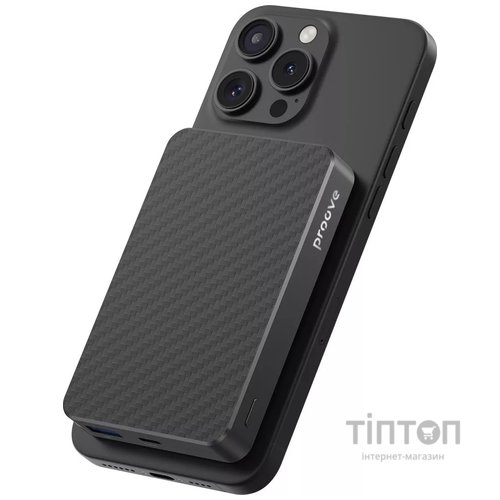 Універсальна мобільна батарея Proove Carbon Slim 22.5W 10000mAh Black (PBCS22110001)