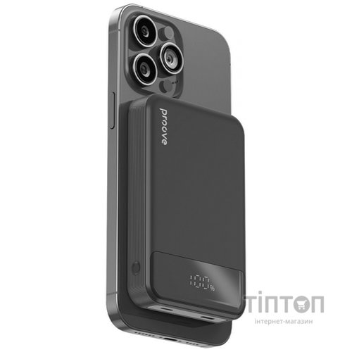 Універсальна мобільна батарея Proove Hoodman Magnetic 20W 10000mAh Black (PBH120010001)