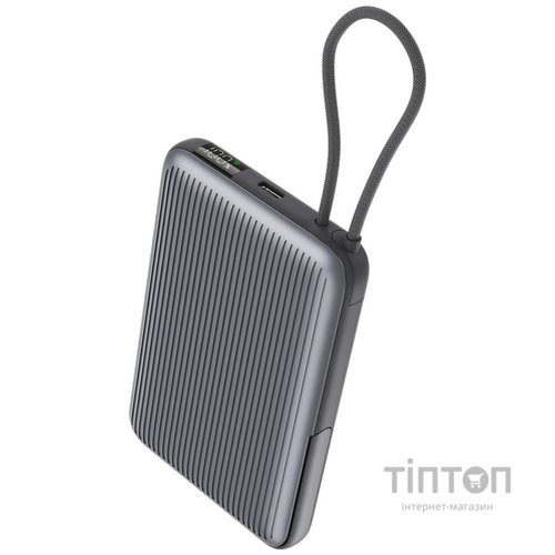 Універсальна мобільна батарея Proove Moon Rock 2 in 1 22.5W 10000mAh Gray (PBR122012105)