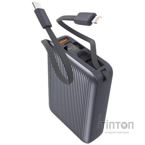Універсальна мобільна батарея Proove Moon Rock 22.5W 20000mAh Gray (PBM222012105)