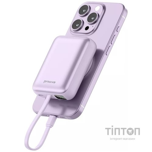 Універсальна мобільна батарея Proove Neutron 22.5W 10000mAh Purple (PBNE22022209)