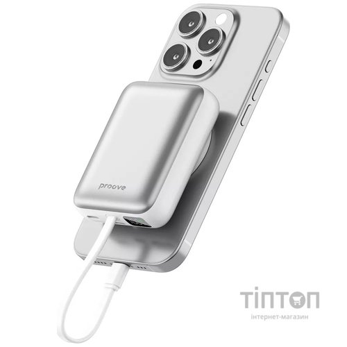 Універсальна мобільна батарея Proove Neutron 22.5W 10000mAh Silver/White (PBNE22022206)