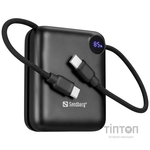 Універсальна мобільна батарея Sandberg 10000mAh 20W Black (421-26)