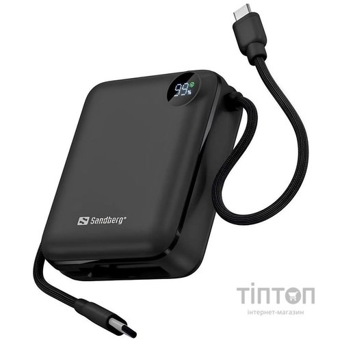 Універсальна мобільна батарея Sandberg 10000mAh 20W Black (421-26)