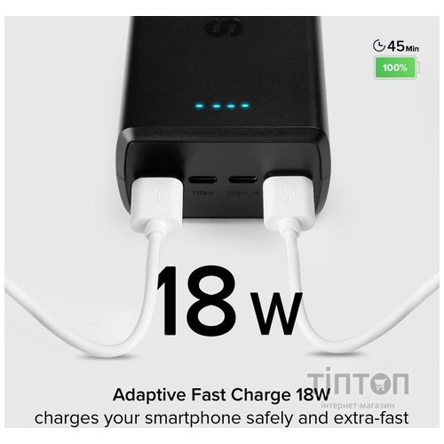 Універсальна мобільна батарея SBS 30000 mAh 20W Black (TTBB30000PD20K)