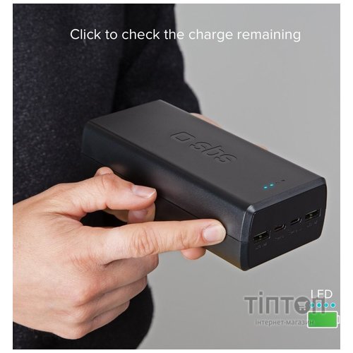 Універсальна мобільна батарея SBS 30000 mAh 20W Black (TTBB30000PD20K)