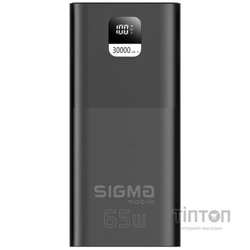 Універсальна мобільна батарея Sigma mobile X-Power SI30A6QLX 30000mAh Black (4827798835111)