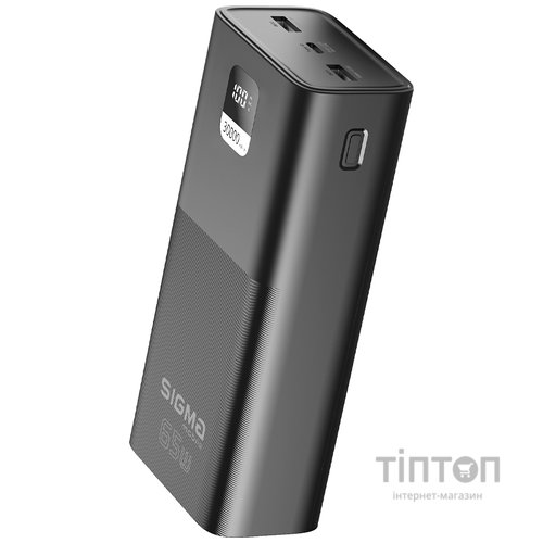 Універсальна мобільна батарея Sigma mobile X-Power SI30A6QLX 30000mAh Black (4827798835111)