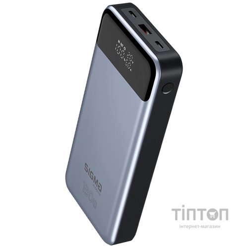 Універсальна мобільна батарея Sigma mobile X-Power SI30A7QLX 30000mAh Silver (4827798479117)