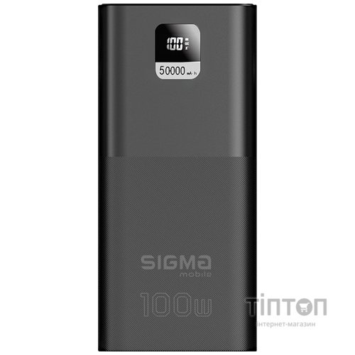 Універсальна мобільна батарея Sigma mobile X-Power SI50A6QLX 50000mAh Black (4827798741313)