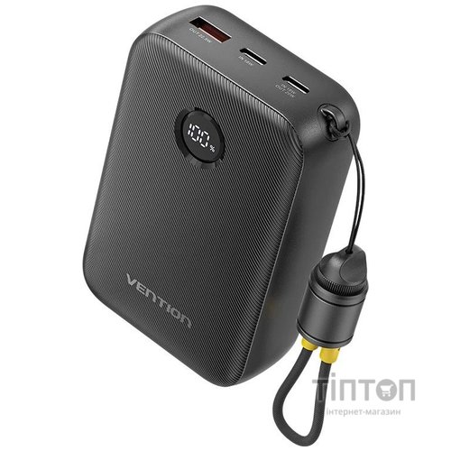Універсальна мобільна батарея Vention 20000mAh 22.5W Black (FKBB0-C)