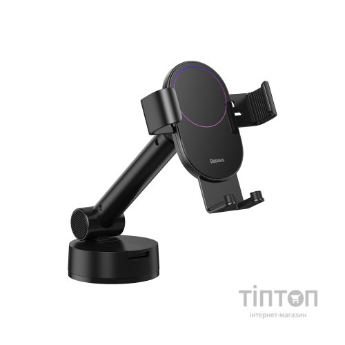 Універсальний автотримач Baseus 4.7-6.5" Gravity Simplism (на присоску) black (SUYL-JY01)