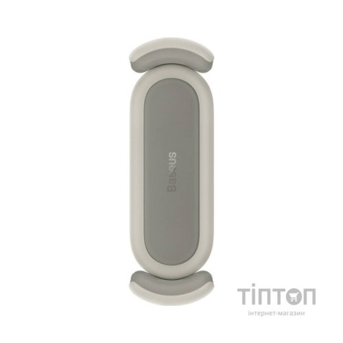 Універсальний автотримач Baseus 4.7-6.7" Steel Cannon 2 (на решітку) creamy-white (SUGP000002)