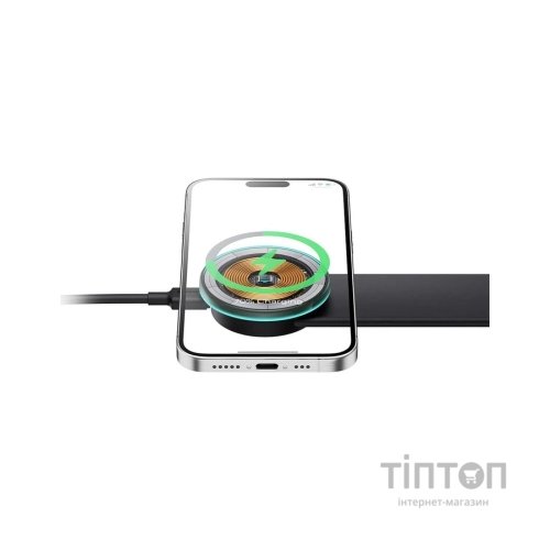 Універсальний автотримач Baseus C02 Pro Series Magnetic Wireless Charging Car Mount Cluster Black (C40156000111-00)