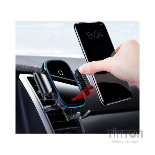 Універсальний автотримач Baseus Light Electric Holder Black (WXHW03-01)