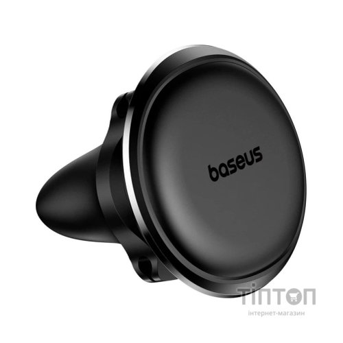 Універсальний автотримач Baseus Magnetic Car Mount Phone Holder with Cable Clip Air Vent Version Cluster Black (C40141201113-00)