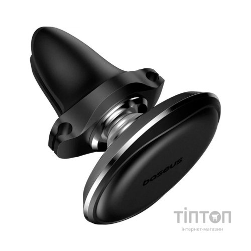 Універсальний автотримач Baseus Magnetic Car Mount Phone Holder with Cable Clip Air Vent Version Cluster Black (C40141201113-00)