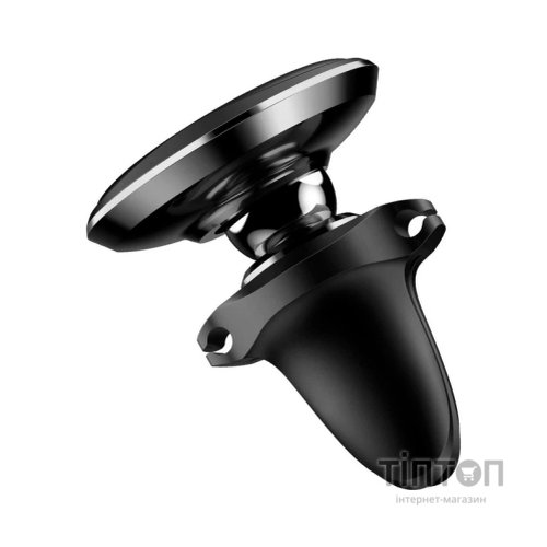 Універсальний автотримач Baseus Magnetic Car Mount Phone Holder with Cable Clip Air Vent Version Cluster Black (C40141201113-00)