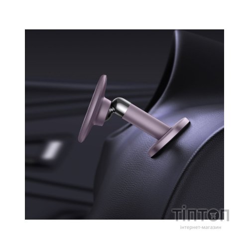 Універсальний автотримач Baseus Magnetic (клейка стртрічка) purple (SUCC000005)