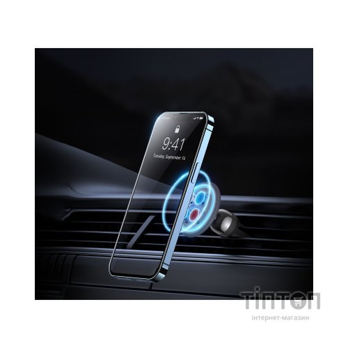 Універсальний автотримач Baseus Magnetic (на решітку) black (SUCC000101)