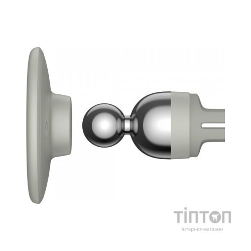 Універсальний автотримач Baseus Magnetic (на решітку) creamy-white (SUCC000102)