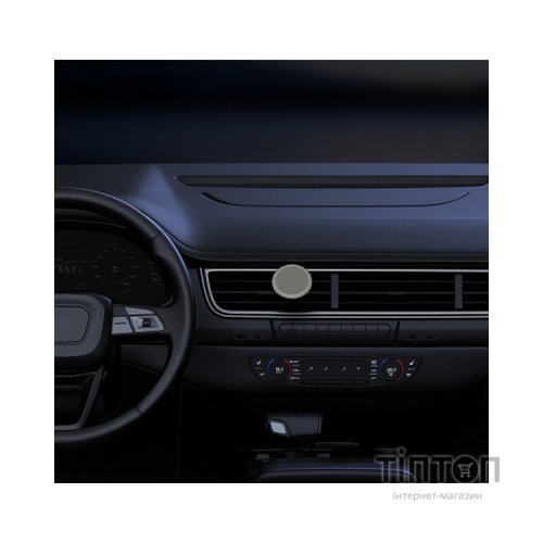 Універсальний автотримач Baseus Magnetic (на решітку) creamy-white (SUCC000102)