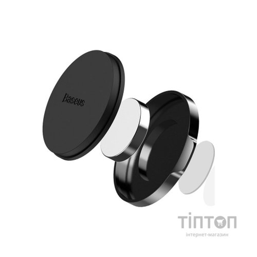 Універсальний автотримач Baseus Small ears series Magnetic suction bracket (Flat type) black (SUER-C01)