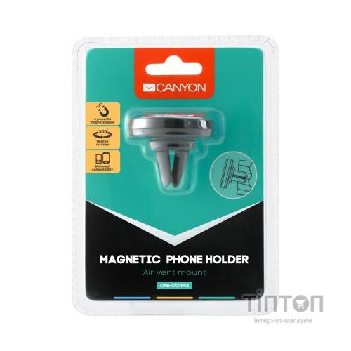 Універсальний автотримач Canyon Car air vent magnetic phone holder (CNE-CCHM2)