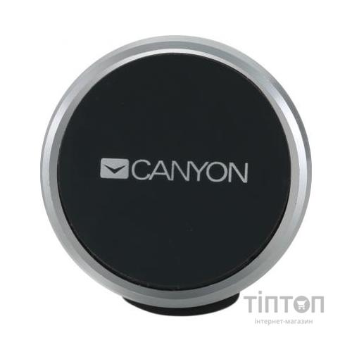 Універсальний автотримач Canyon Car air vent magnetic phone holder with button (CNE-CCHM4)