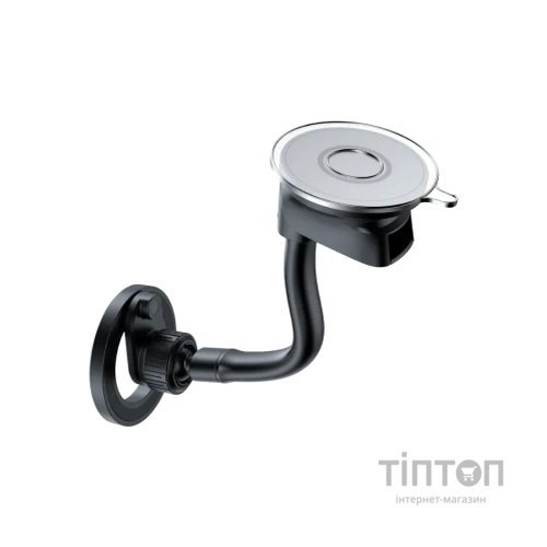 Універсальний автотримач Canyon Magnetic car holder OnGrip 12 suction + air vent Black (CNS-CCHM12)