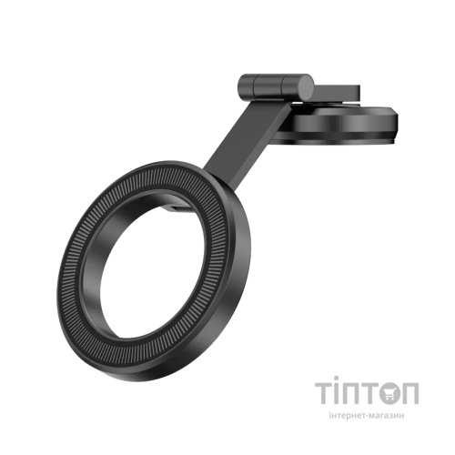 Універсальний автотримач Canyon Magnetic phone holder OnGrip 10 aluminum Black (CNS-CCHM10)