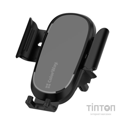 Універсальний автотримач ColorWay Air Vent Car Wireless Charger 15W Black (CW-CHAW038Q-BK)