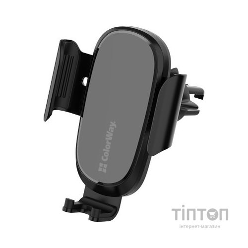 Універсальний автотримач ColorWay Air Vent Car Wireless Charger 15W Black (CW-CHAW038Q-BK)