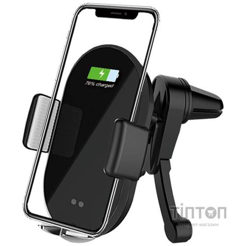 Універсальний автотримач ColorWay AutoSense Car whith Wireless Charger 10W Black (CW-CHAW026Q-BK)