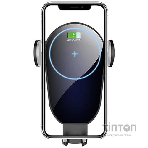 Універсальний автотримач ColorWay AutoSense Car whith Wireless Charger 15W Black (CW-CHAW025Q-BK)