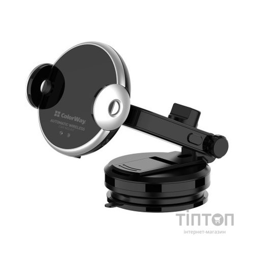 Універсальний автотримач ColorWay AutoSense Car Wireless Charger 15W (Dashboard + Air Vent) (CW-CHAW039Q-BK)