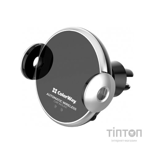 Універсальний автотримач ColorWay AutoSense Car Wireless Charger 2 10W Black (CW-CHAW035Q-BK)