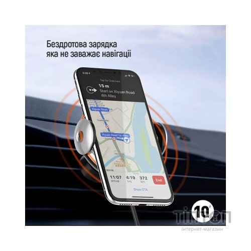 Універсальний автотримач ColorWay AutoSense Car Wireless Charger 2 10W Black (CW-CHAW035Q-BK)