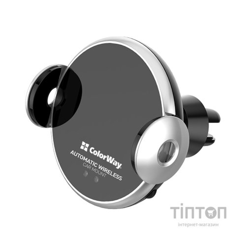 Універсальний автотримач ColorWay AutoSense Wireless Charger 2 15W Black (CW-CHAW036Q-BK)