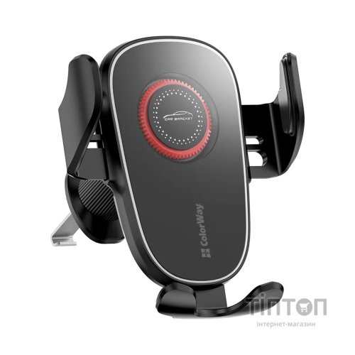 Універсальний автотримач ColorWay ClampSnap Holder Black (CW-CHMH19-BK)