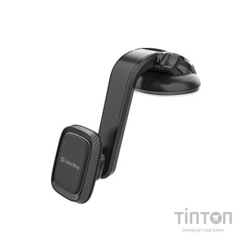 Універсальний автотримач ColorWay Dashboard-2 (360 rotation) magnetic Gray (CW-CHM08-GR)