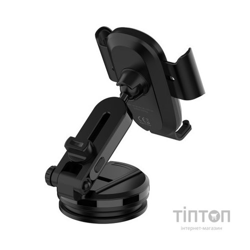 Універсальний автотримач ColorWay Dashboard Car Wireless Charger 15W Black (CW-CHAW037Q-BK)