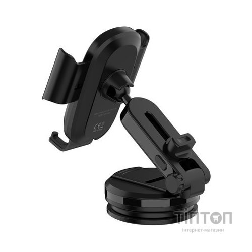 Універсальний автотримач ColorWay Dashboard Car Wireless Charger 15W Black (CW-CHAW037Q-BK)