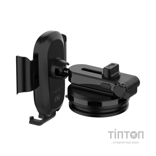 Універсальний автотримач ColorWay Dashboard Car Wireless Charger 15W Black (CW-CHAW037Q-BK)