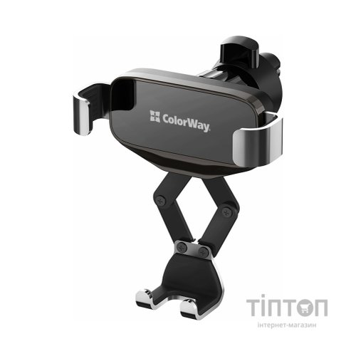 Універсальний автотримач ColorWay Gravity Mechanical Car Mount Black (CW-CHG18-BK)